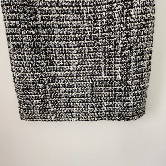J. Crew No.2 Wool Blend Tweed Midnight Pencil Skirt Size 2 - Picture 5 of 13